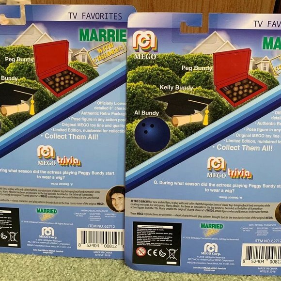 2  2018 Mego Married With Children “Peggy Bundy” Figure LOT  1 / 10k  numbered! - Picture 2 of 2